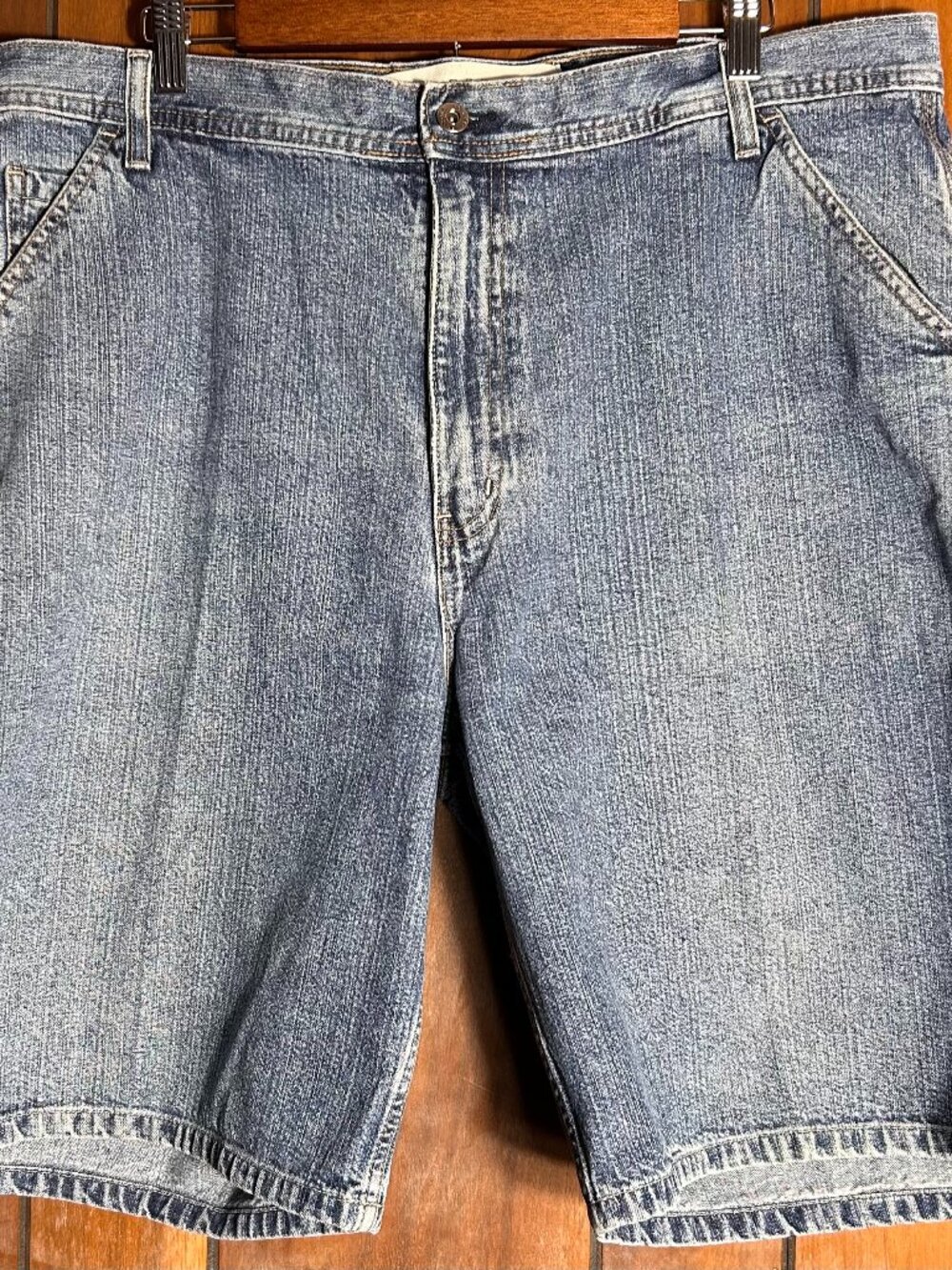 Vintage Y2K Arizona Jean Co. Denim Jean Carpenter Shorts Size 40 x 10" Inseam